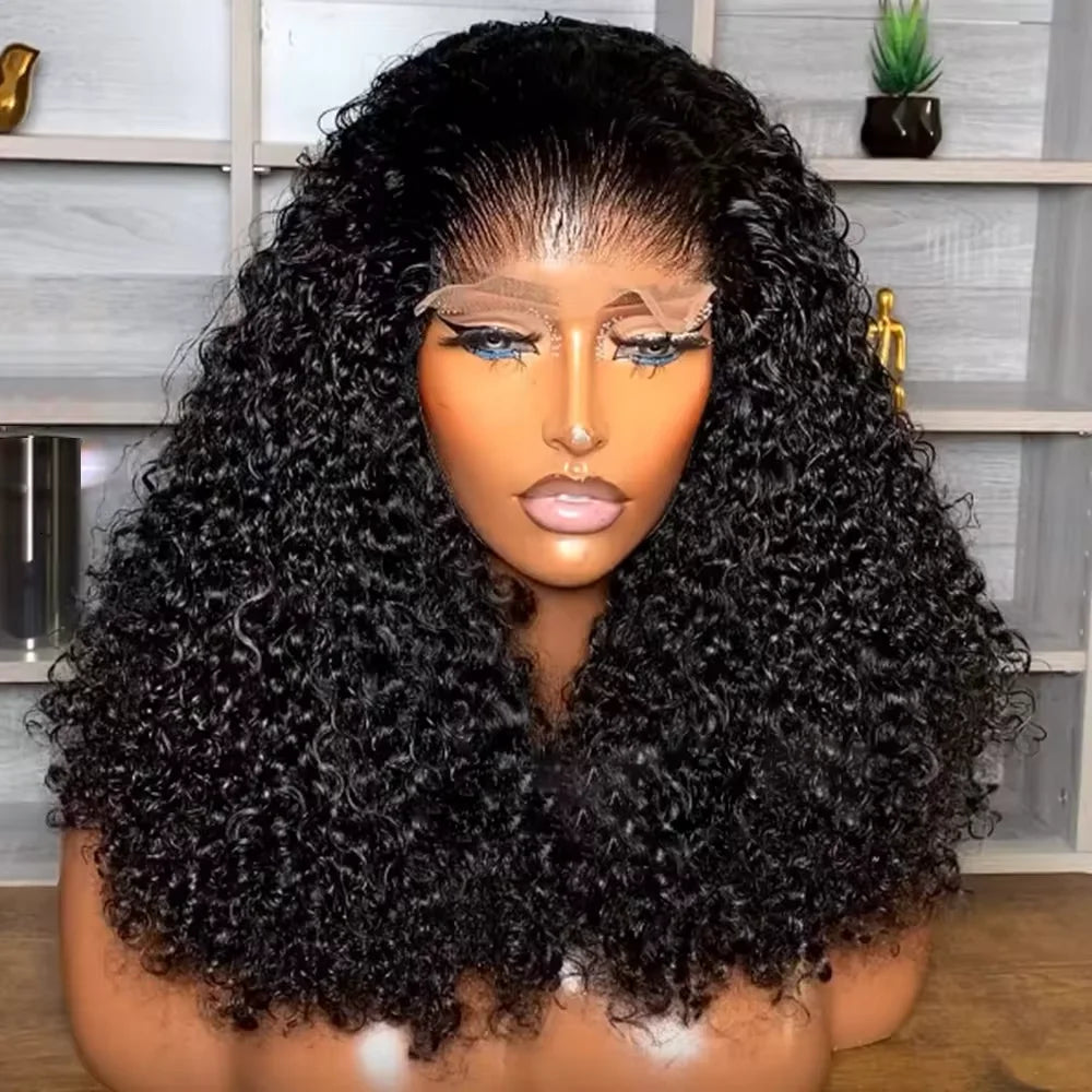 Beautiful brown curly wig with a natural look. Heat resistant, comfortable to wear, and perfect for everyday style.