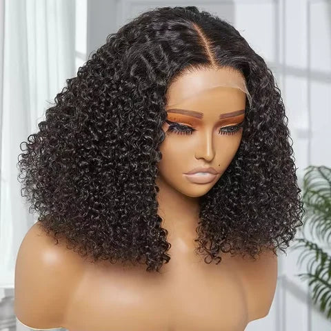 Beautiful brown curly wig with a natural look. Heat resistant, comfortable to wear, and perfect for everyday style.