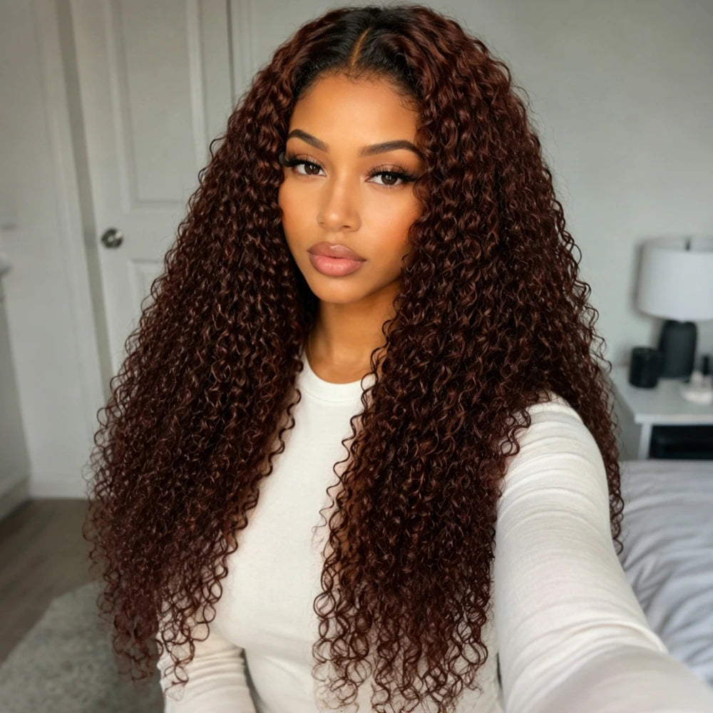 Reddish Brown Ombre Curly Wig

Turn heads with this beautiful reddish brown ombre curly wig made from 100% human hair. Featuring a 13x4 HD lace front and natural-looking curls, this wig is soft, comfortable, and ready to wear.

✅ 100% Human Hair
✅ 13x4 HD