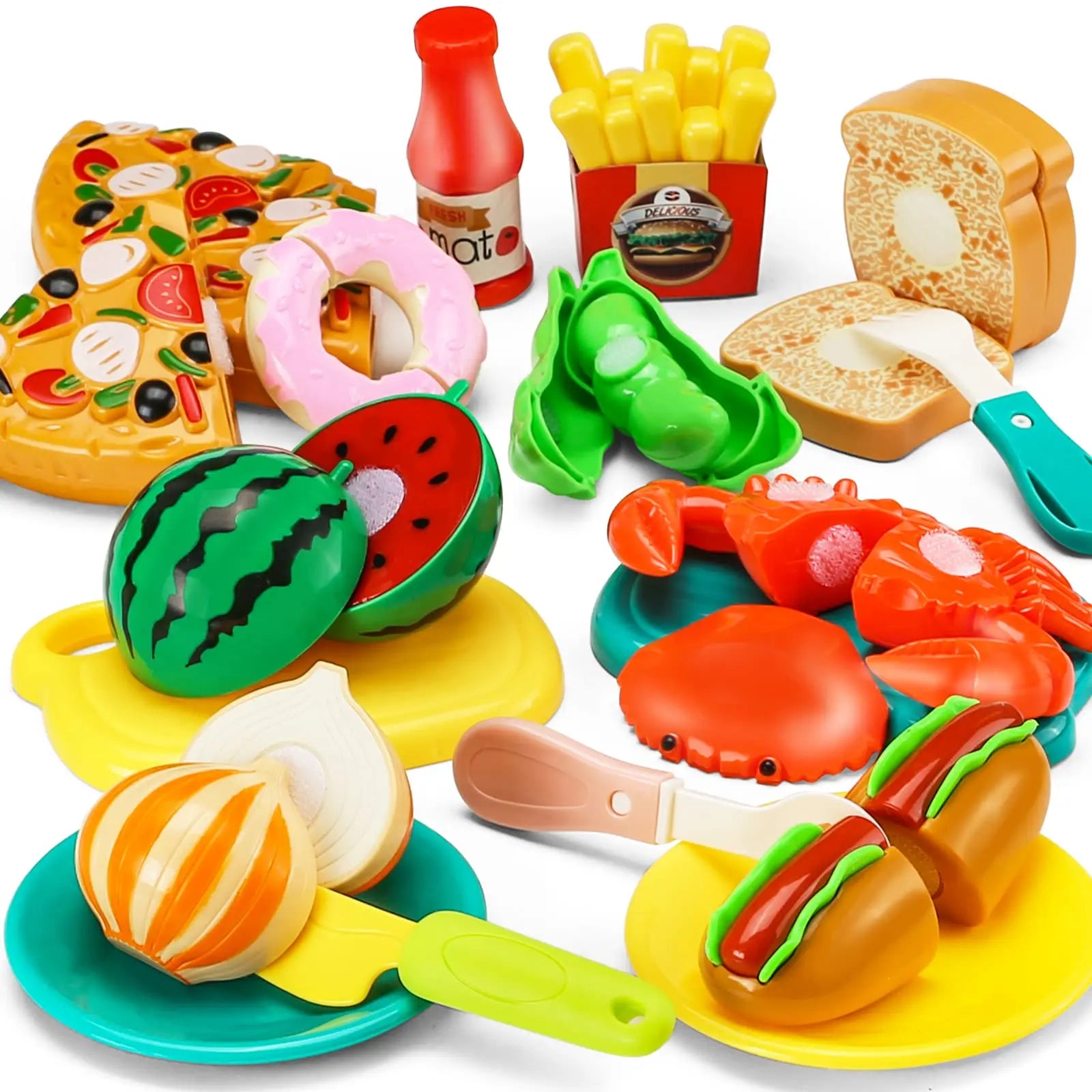 Kids Pretend Play Kitchen Toy Set
