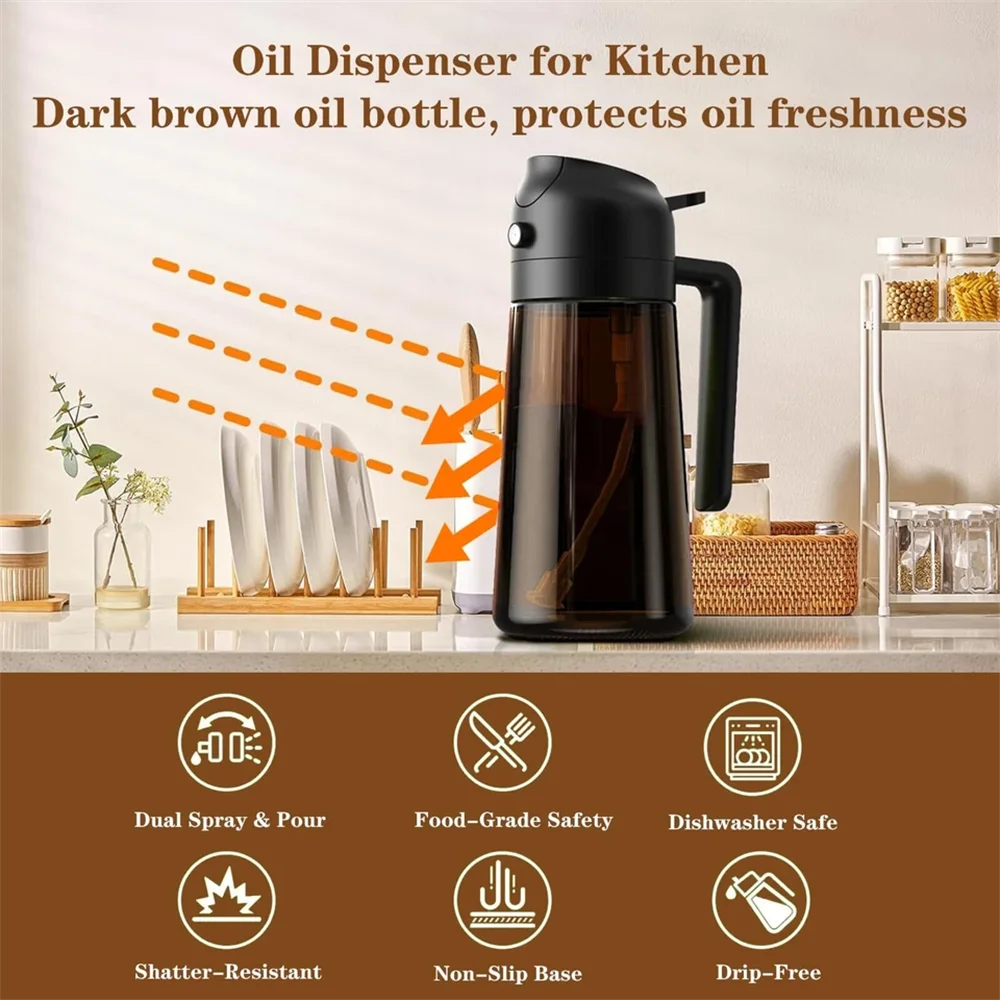 Premium Olive Oil Sprayer for Air Fryer & Cooking
